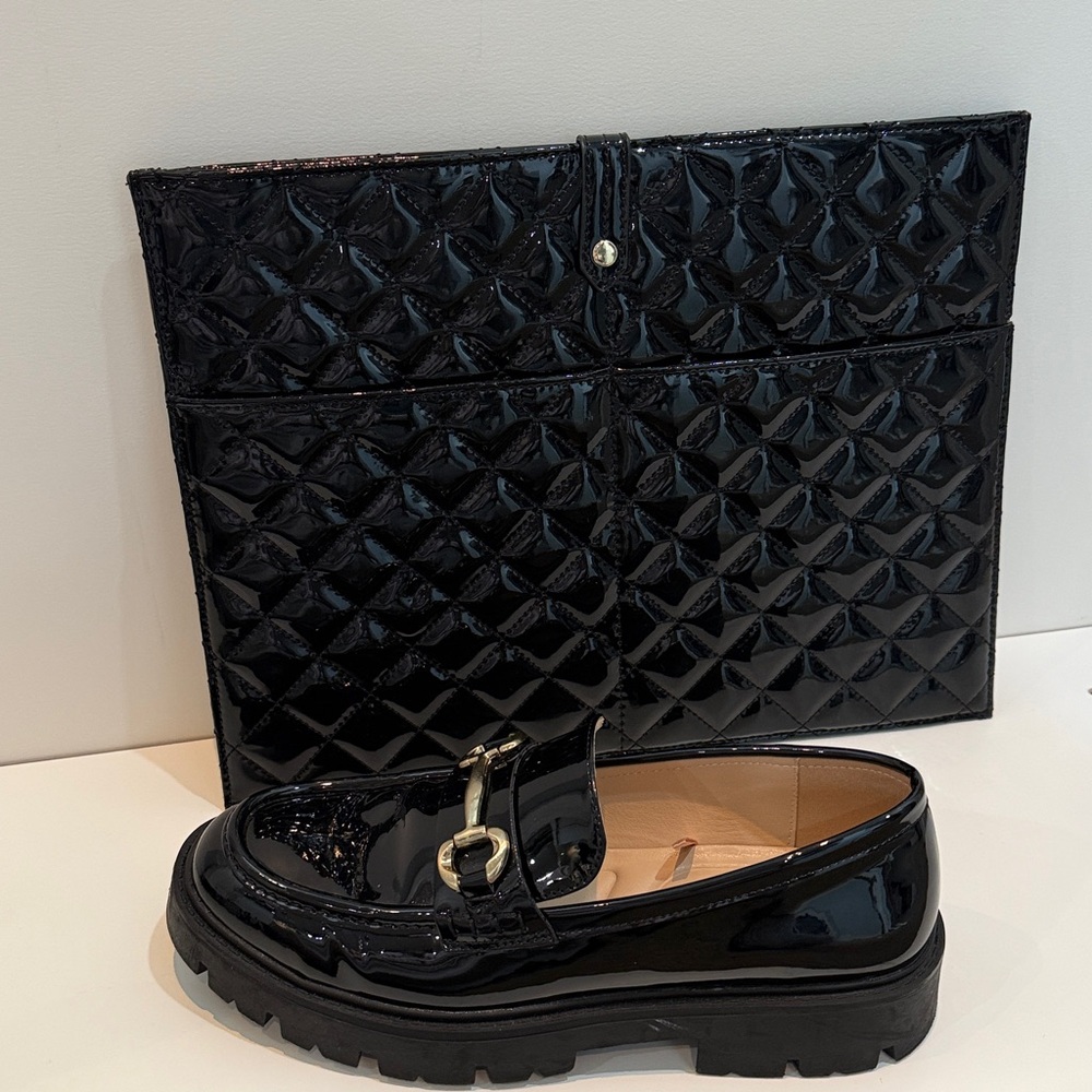 Isaac Mizrahi Elegant Black Quilted Women's Bag